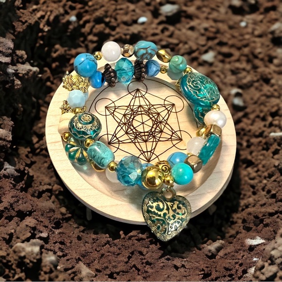 Jewelry - Turquoise Vintage style Bracelet set